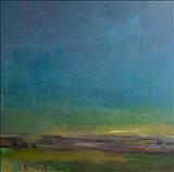 Sunset, near Mary Tavy by Serena Searight, Painting, Oil on canvas